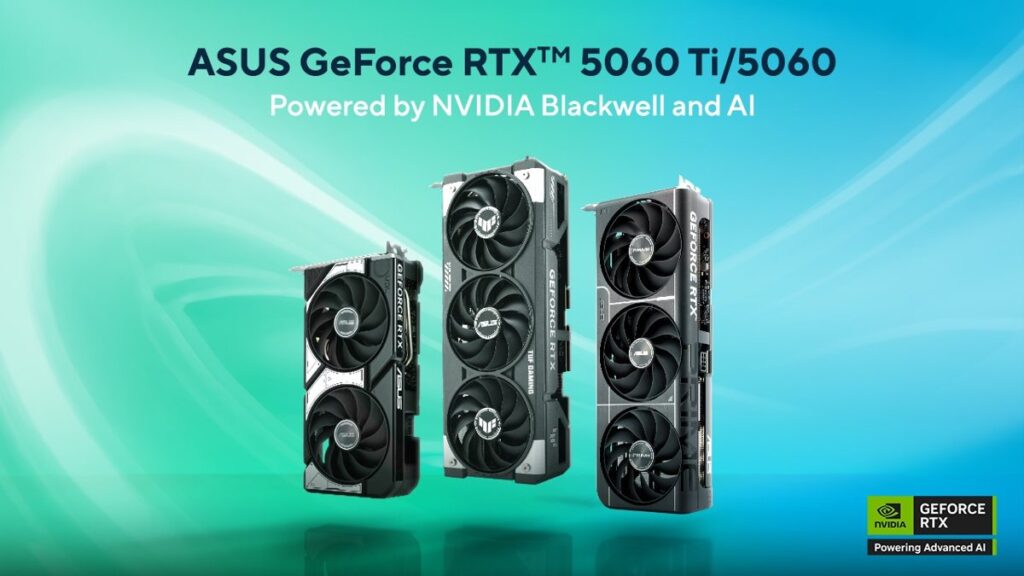 ASUS Hadirkan NVIDIA GeForce RTX 5060 dan RTX 5060 Ti, Solusi Canggih untuk Gaming dan Kreativitas
