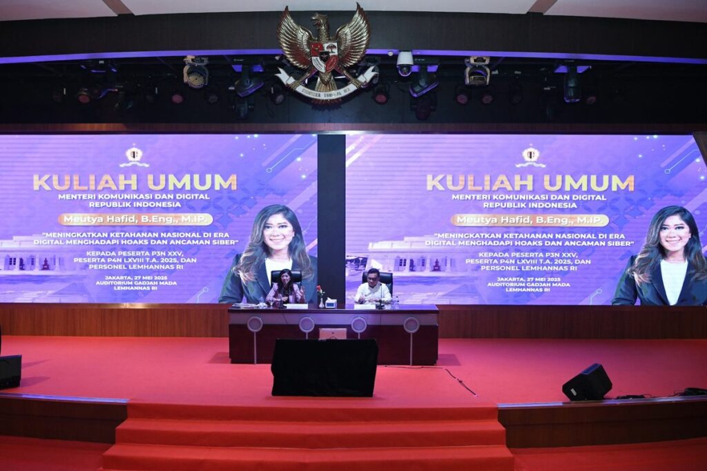 Menkomdigi Tegaskan Ruang Siber sebagai Pilar Utama Pertahanan Digital Nasional