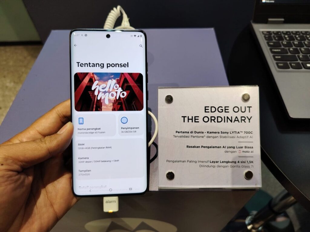 Motorola edge 60 FUSION Raih Penghargaan ‘Most Durable Smartphone of The Year’