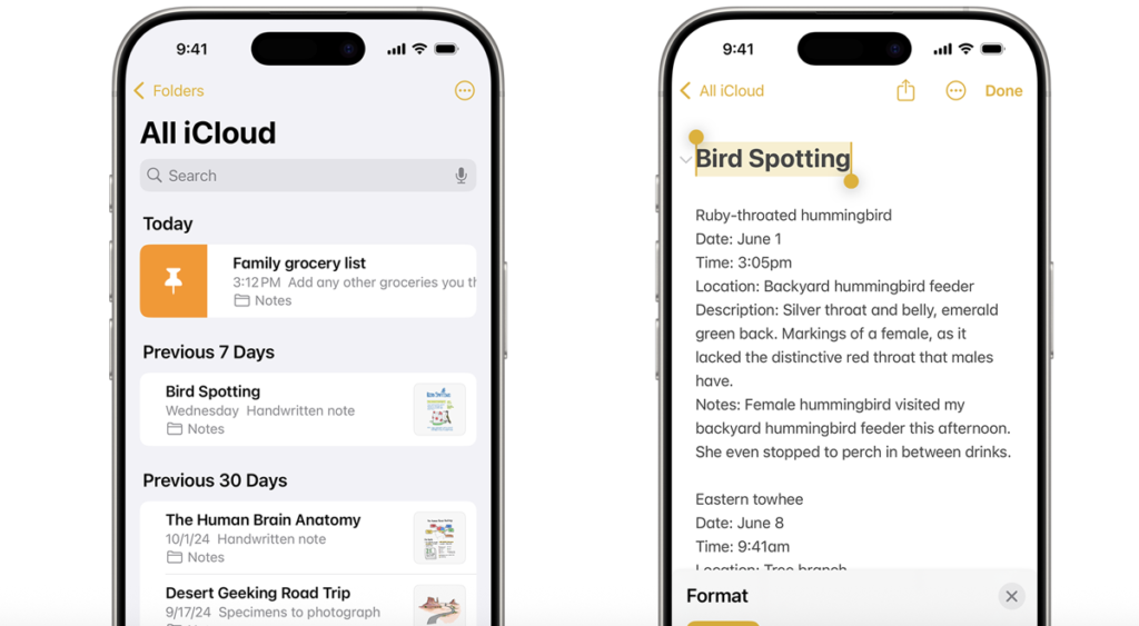 Cara Merekam Audio dan Membuat Transkrip di Aplikasi Notes iOS 18