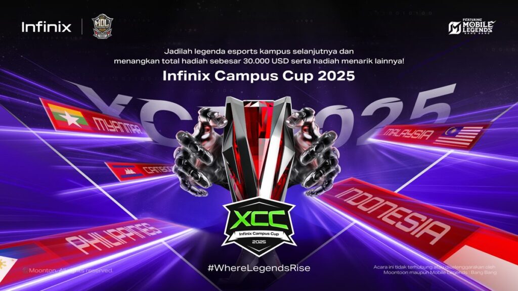 Infinix Campus Cup 2025 Resmi Dimulai, Total Hadiah Mencapai USD 30.000!