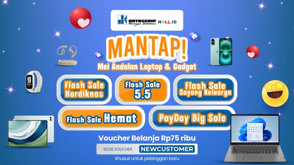 Siap-Siap, Ada Promo MANTAP Sepanjang Mei 2025 di DatascripMall.ID