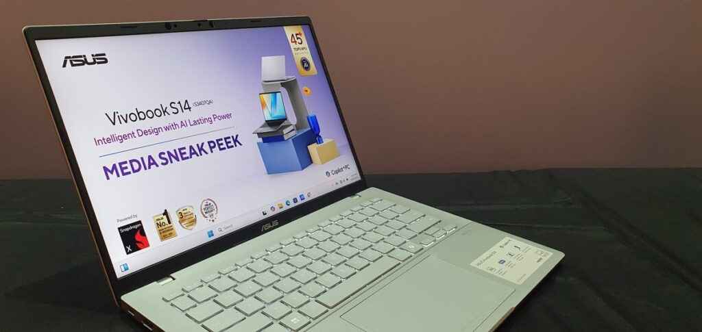 ASUS Vivobook S14, Laptop AI 45+ TOPS yang Mengedepankan Portabilitas dan Performa