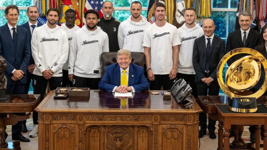 Pernyataan Canggung Donald Trump Membuat Pemain Juventus Terdiam