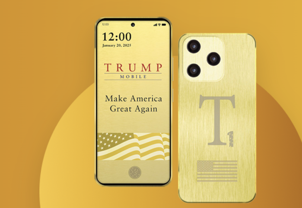 Trump Mobile Hadirkan Smartphone Emas T1 dan Paket The 47 Plan