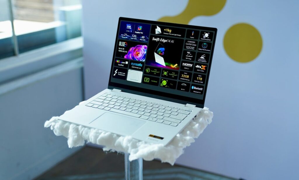 Acer Swift Edge 14 AI: Laptop Ultra Ringan Berfitur AI Canggih dengan Layar OLED Matter Pro Pertama di Dunia