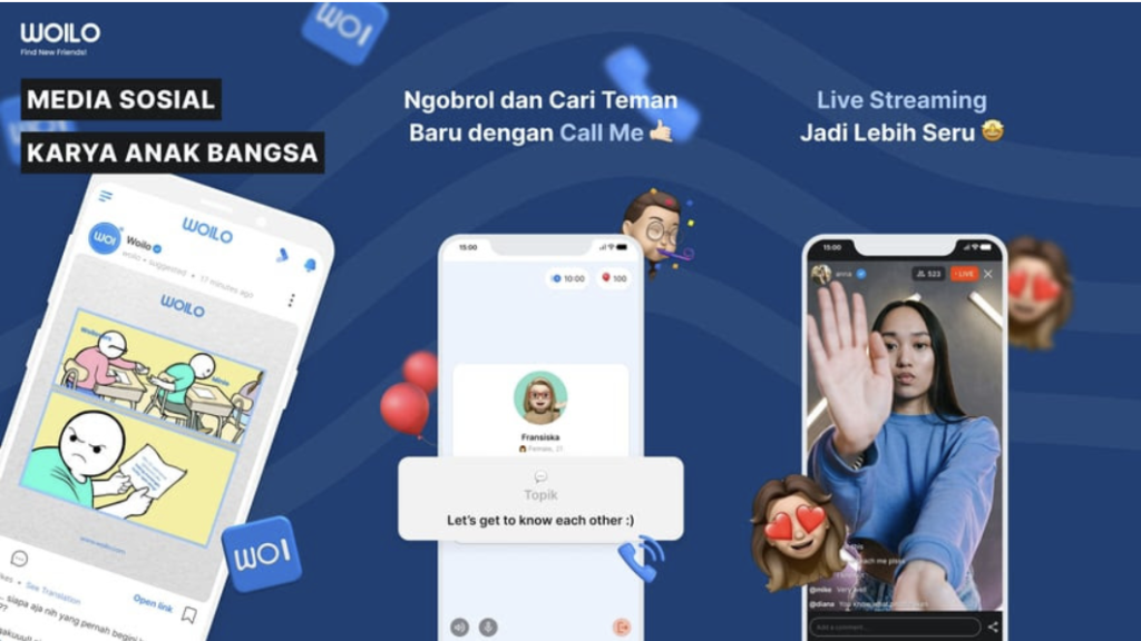 Kenalan dengan Woilo, Aplikasi Media Sosial Buatan Dalam Negeri untuk Hiburan, Informasi, dan Penghasilan Tambahan