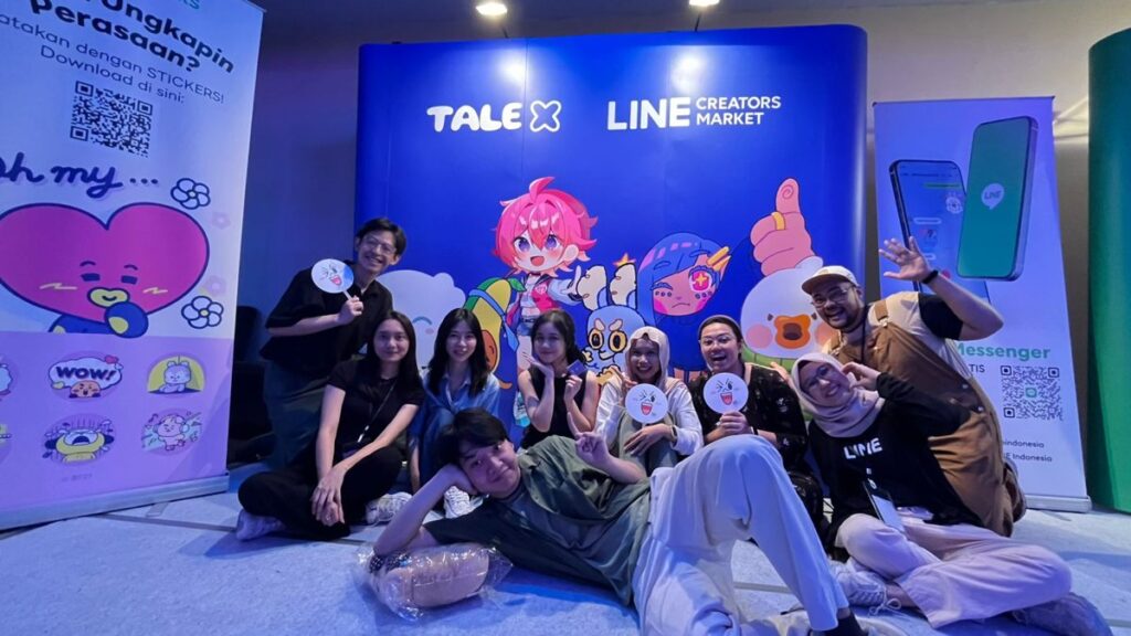 Kolaborasi LINE Indonesia dan Tale X Hadirkan Stiker Karakter Lokal di IGW 2025