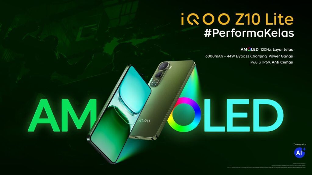 iQOO Z10 Lite Rilis di Indonesia, Bawa Fitur Flagship di Harga Terjangkau