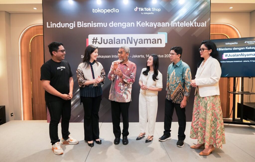 Tokopedia dan TikTok Shop Dorong UMKM #JualanNyaman Lewat Edukasi Kekayaan Intelektual dan Ekosistem Digital Aman Tokopedia dan TikTok Shop Dorong UMKM #JualanNyaman Lewat Edukasi Kekayaan Intelektual dan Ekosistem Digital Aman