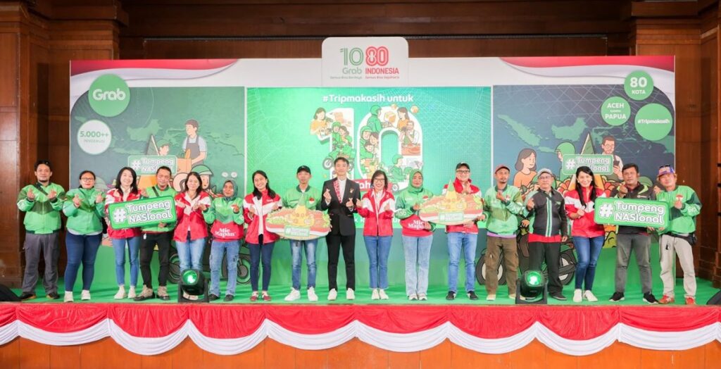 GrabBike Rayakan 10 Tahun di Indonesia dengan Rekor Dunia MURI dan Semangat Kemerdekaan