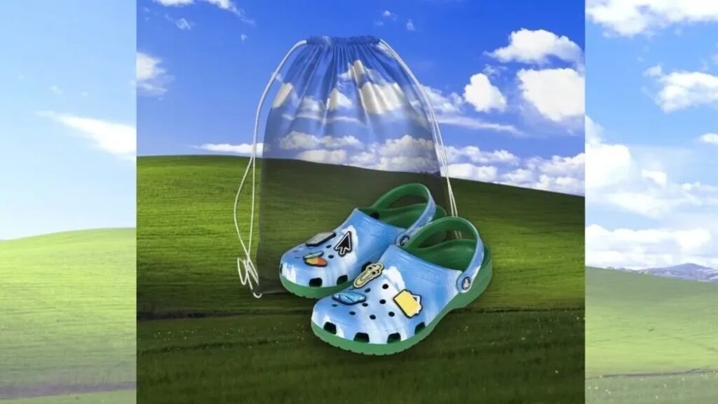 Microsoft Luncurkan Crocs Edisi Windows XP, Lengkap dengan Jibbitz Nostalgia 2000-an