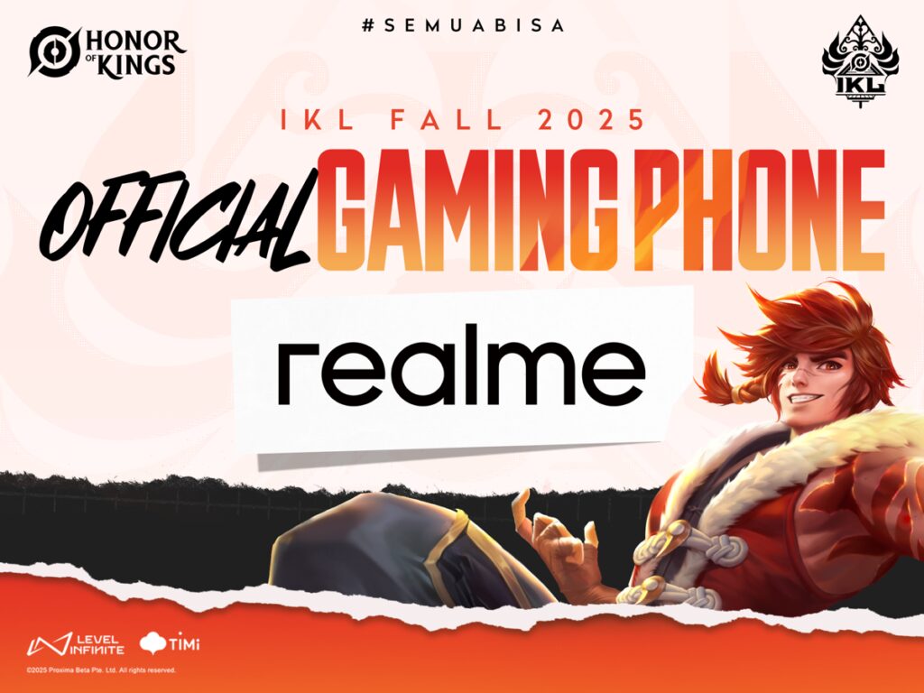 realme Kembali Jadi Official Gaming Phone Honor of Kings Indonesia Kings Laga Fall 2025