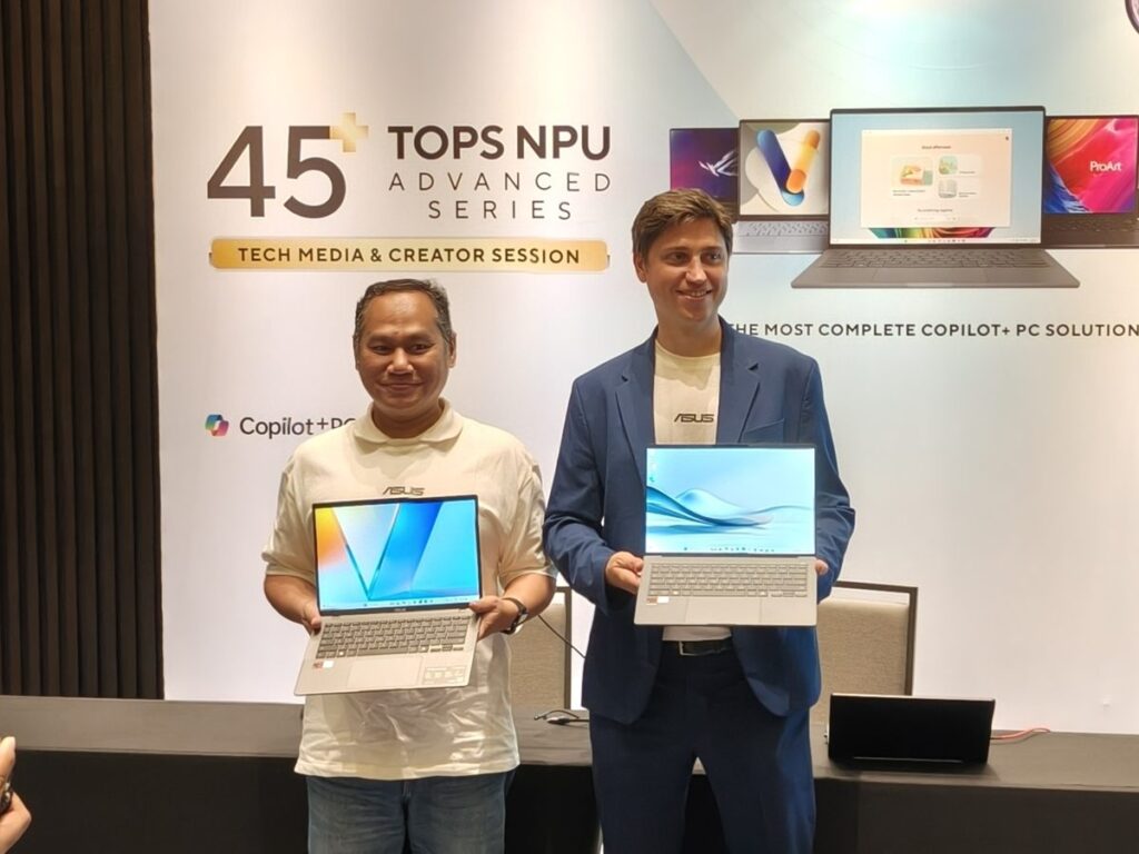 ASUS Kuasai 60% Pasar Copilot+ PC di Indonesia, Jadi Pemimpin Laptop AI