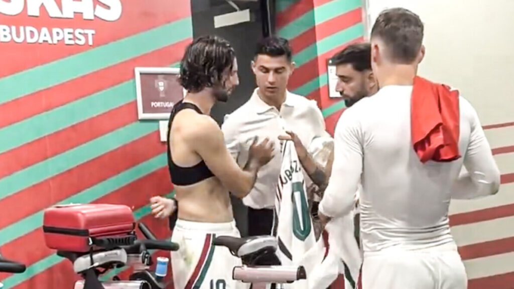 Cristiano Ronaldo Buat Geger Ketika Menolak Bertukar Jersey dengan Dominik Szoboszlai